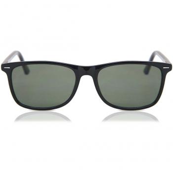 Square Full Rim Plastic Men's Prescription Sunglasses Black Size 54 - SmartBuy Collection