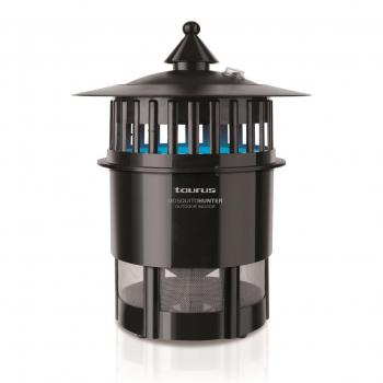 Taurus 919001000 Exterminador de Insectos Hunter Outdoor/Indoor, 26W, Negro, con 2 Tubos UV, Ecológico y Amplia Cobertura