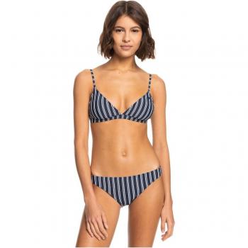 Bikini de mujer Roxy Into The Sun, color azul marino y blanco, talla XL