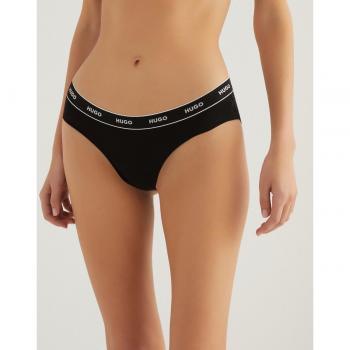 Pack de 3 braguitas clásicas HUGO Stripe Logo negro - Talla XS