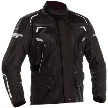 Chaqueta textil impermeable Richa Infinity 2 Negra para motocicleta - Talla L