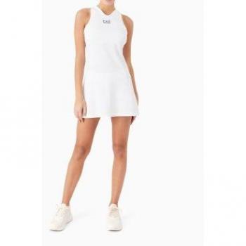 Vestido Tennis Pro blanco EA7 para mujer, Ea7 Emporio Armani Vestido 8nta51