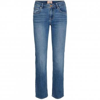 Vero Moda Flash Straight Jeans - Mid Rise Women's Denim (LI347, Medium Blue)