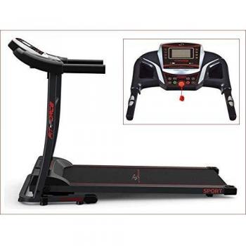 FIT-FORCE Cinta de Correr Plegable 1600W Velocidad hasta 15KM con Entrada de Mp3 y Dos Altavoces 1.5CV Inclinación de tres posiciones