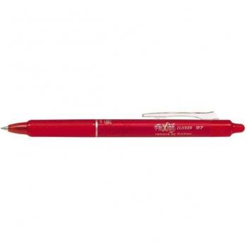 Pilot Frixion Clicker Retráctil Bolígrafo Borrable 0.7 mm Rojo - Caja de 12 Unidades