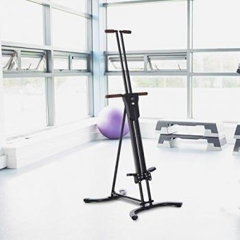 Máquina de Fitness Escaladora Vertical Ejercicio Deporte Entrenamiento Pantalla LCD