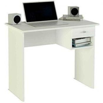 MESA DE ESCRITORIO BLANCA CAJÓN