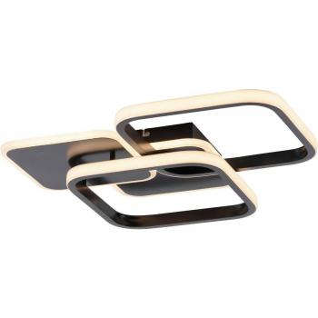 Plafón LED Sevent Angular 36W 3000K Negro
