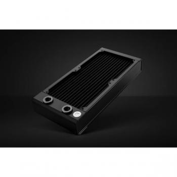 Radiador EK-Quantum Surface P240 - Black Edition, 2 x G1/4, Cobre, 44mm