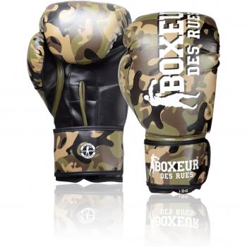 Boxeur Des Rues Fight Activewear Guantes de boxeo verde Camouflage Talla:10 Oz