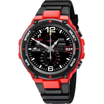 Smartwatch Lotus 50024/1 para Hombre con GPS, Correa de Caucho, Bluetooth, Multicolor