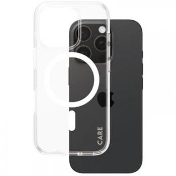 Funda Transparente Urban Combat CARE by PanzerGlass con MagSafe para iPhone 16 Pro - Blanco
