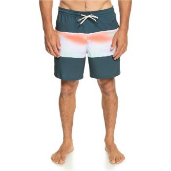 Bañador Quiksilver Surfsilk Air-Brush 17' para hombre, características: tejido Surfsilk, diseño de estampado en tonos azul marino, lila y rosa, longitud de 17 pulgadas, talla XL