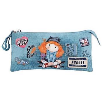 Estuche Portatodo Triple Forever Ninette Skater Mint