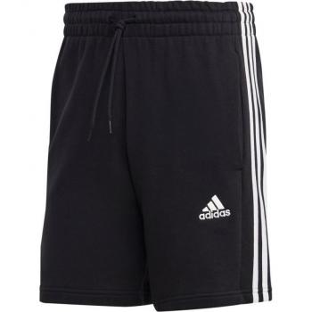 adidas Men's Essentials 3-Stripes French Terry Shorts, Black, XXL