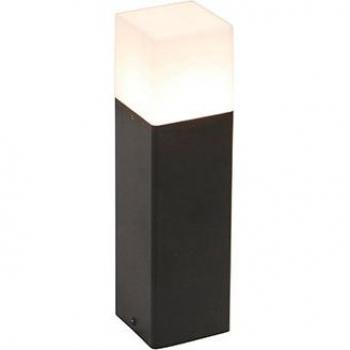 Baliza negra pantalla blanco translúcido 30cm - DENMARK, tipo: Baliza, características: Aluminio / Plástico, forma: Rectangular, adecuado para LED, potencia máxima: 1 x 15 Watt