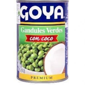 Gandules verdes con coco 425 G