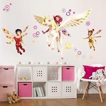 Tatuaje de pared Mia and Me - Mia Yuko and Mo, Adhesivo para pared, Vinilo Adhesivo, Etiqueta de la pared, Pegatina de pared, Tatuajes, Tamaño: 62x75
