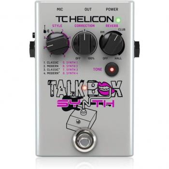 TC Helicon Talkbox Synth Effects Pedal