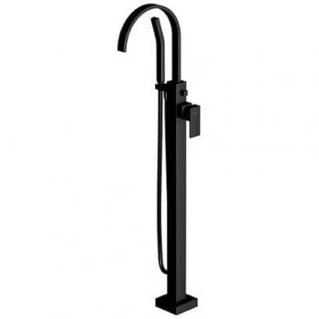 Mezclador de baño Steinberg Serie 135, independiente, caño giratorio, proyección de 254 mm, color negro mate