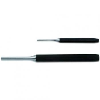 Punzón para grupilla TOPTUL HBAA0516 - Punzón de acero al carbono, acabado en cromo, longitud de 160 mm, diámetro de 5 mm, adecuado para perforar y marcar metal
