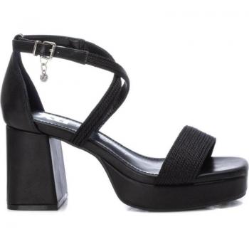 Sandalia de Mujer XTI 142339 Oro Hebilla y Negro