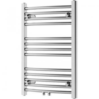 Radiador secatoallas eléctrico de cromo 226W 70x50x5,2cm