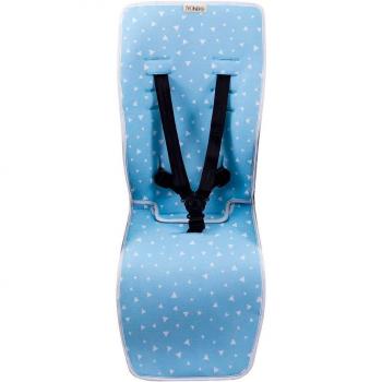 Colchoneta para Silla de Paseo Jyoko con Protección Duradera para Jogger City Mini y Joolz, compatible con Baby Jogger, en color Blue Sparkles