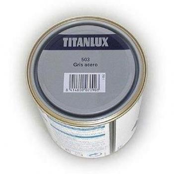 Titanlux M30743 - Esmalte sintetico 750 ml titanlux gris acero