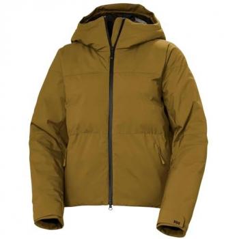 Chaqueta de esquí corta Helly Hansen Nora para mujer, color marrón, talla XL