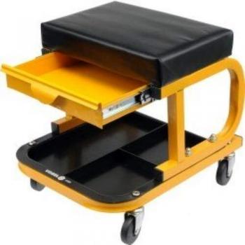 Taburete de taller con cajón Vorel