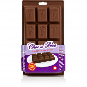Choc A Bloc Mustard Molde de Silicona para Pasteles, diseño de Tableta de Chocolate