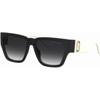 Marc Jacobs Rectangular Sunglasses 646/S - Black/Gray Gradient, 57mm