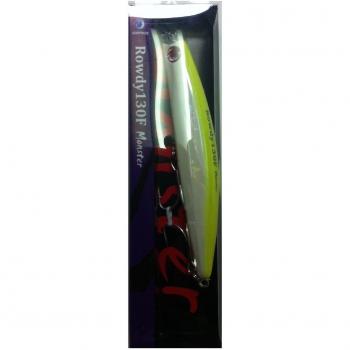 Jumprize -Rowdy 130F Monster - Señuelo pesca - Spinning - Color 09 Chart Back Pearl