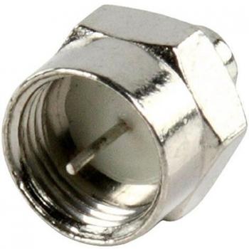 Conector Hembra 75 Ohmios para Multiconmutadores Adaptador F-Connector de Valueline