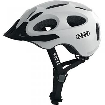 ABUS Youn-I Ace Pearl White M Kids' Bike Helmet