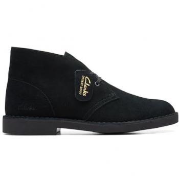 Clarks Black Leather Desert Boots Evo for Men, Size 7 US