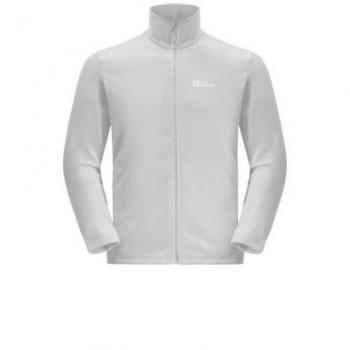 Forro polar para hombre Jack Wolfskin Taunus FZ M (Cool Grey) - L, gris claro, cierre completo, diseño cómodo y cálido