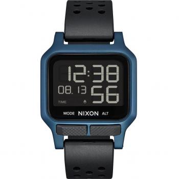Nixon Heat Men's Digital Quartz Watch - Black/Blue A1320-300-00