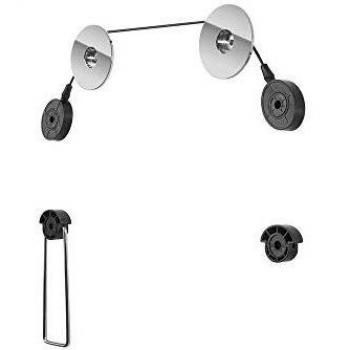Goobay EasyMount L - Soporte de pared para televisores de hasta 55\, plateado