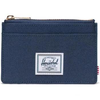 Cartera Herschel Oscar Unisex Ecológica RFID Marino con Cremallera