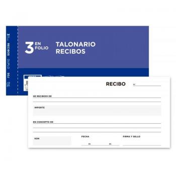 Talonario de Recibos Liderpapel con Copia y Numeración Consecutiva
