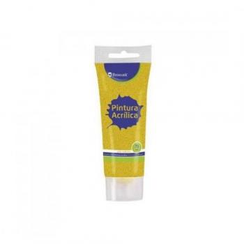 Bismark - BOTE PINTURA ACRILICA 75 ML ORO CON GLITTER BISMARK 328672