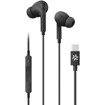 Auriculares In-ear Cablados USB-C Negro para Música y Llamadas