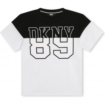 Camiseta de manga corta DKNY con ilustración frontal D60027