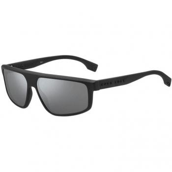 Gafas de sol para hombre BOSS 1379/S-003 en color negro mate con detalles plateados - Talla 61