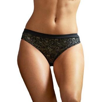 Culotte y bragas Lascana Soina para mujer en color negro, talla XXL