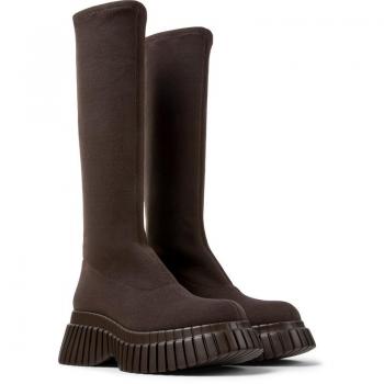 CAMPER BCN TENCEL® Women's Brown Cotton Boots - Size 37/7