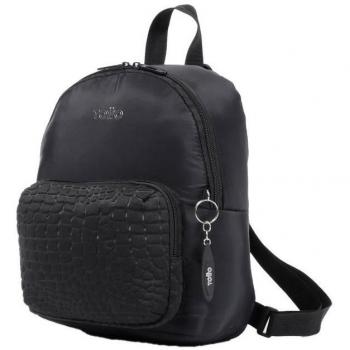 Mochila Totto Baltra juvenil color negro