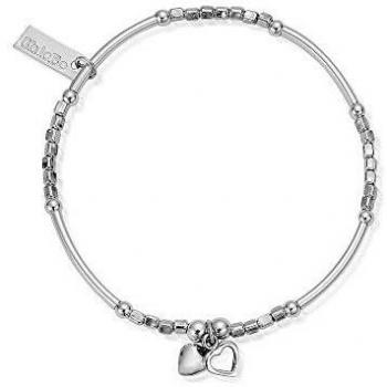 ChloBo Mini Noodle Cube Two Heart Charm